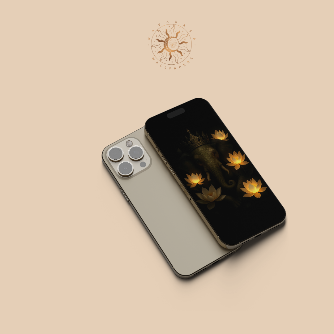 Ganesha Brass wallpaper