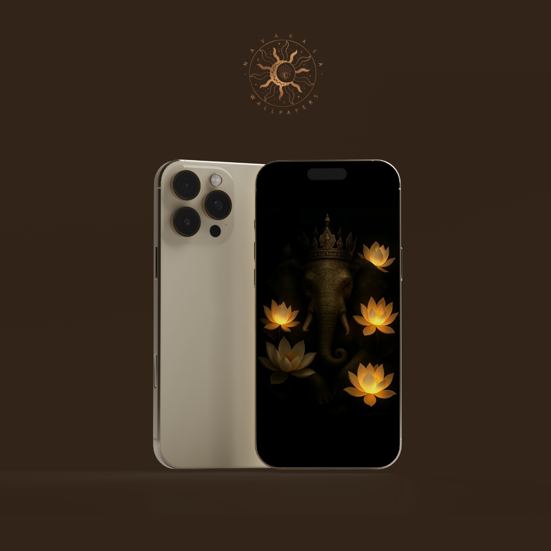 Ganesha Brass wallpaper