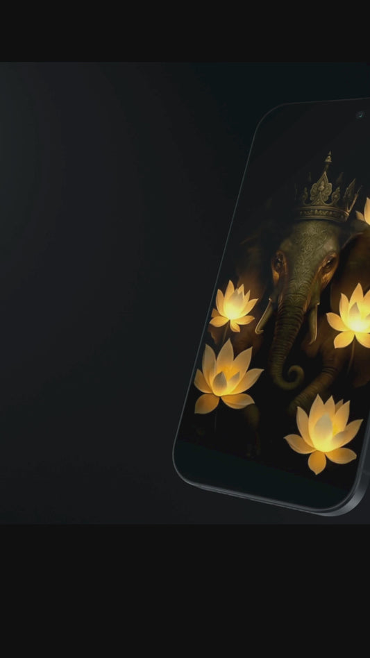 Ganesha Brass wallpaper live